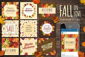 fall in love 10 instagram post pack instagram posts instagram creative flyers