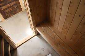 Sauna Floor Detail Sauna Maine House Wood