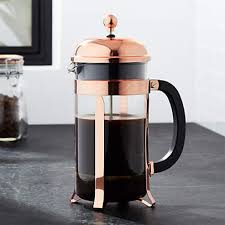 I'm wondering if anyone else had encountered this problem or has a better way to keep strong iced coffee on hand.sent by jenifereditor: Bodum Chambord Copper 34 Ounce French Press Reviews Crate And Barrel