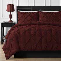 This down alternative comforter is so comfortable! Maroon Comforter Sets Wayfair