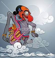 Buto Terong Indonesian Art Shadow Puppets Art