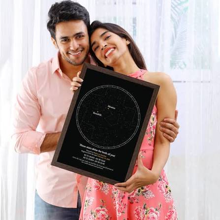 Stars for Couples - Wedding Anniversary Gift for Couples/Husband/Wife Acrylic Glass