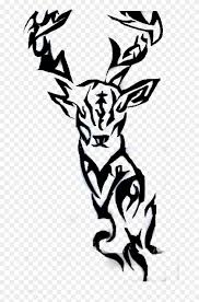 It is made either with native american features or legendary celtic ornaments, due to the legends spread in the past. Images For Tribal Deer Design Tribal Deer Tattoo Designs Free Transparent Png Clipart Images Download