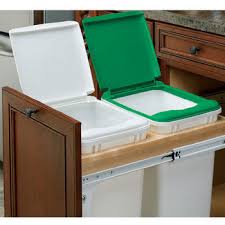 Check spelling or type a new query. Rev A Shelf Double Pull Out Waste Bins For 15 And 18 Frameless Cabinets 27 50 Quart 6 75 12 5 Gallon Kitchensource Com