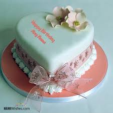 Best ever tool that provides birthday cake for girls with name and photo. Heart Birthday Cake For Girlfriend