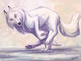 Just a geek trynna make art. White Wolf By Greykitty Fanart Central Cartoon Wolf White Wolf Tattoo Anime Wolf