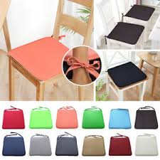 Small seat pad dining room garden kitchen chair cushions with tie on. Seat Pad Tie On Chair Cushion Cover Dining Garden Home Patio Pillow Removable Us Ebay