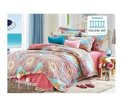 Most dormitory beds are twin xl, with dimensions of 39 x 80 x 9. Persian Brush Twin Xl Comforter Set College Ave Designer Series Dorm Items College Supplies Cotton Bedding For College