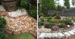Rock garden designs front yard with flower bed and green grass plus potted plants front yard landscaping with rock. 10 Gorgeous And Easy Diy Rock Gardens That Bring Style To Your Outdoors Diy Crafts