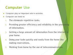 Computerisation is everywhere although the majority of it goes unnoticed or taken for granted. Project Computer In Everyday Life Online Presentation