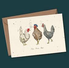 Three French Hens Chicken Card Funny Chickens Card Funny Christmas Card Chickens Countryside Gift Festive Card Holiday Card Hen Card In 2020 Christmas Cards Etsy Chicken Greeting Cards Chicken Humor Add personalised text or a photo guaranteed to make them laugh. pinterest