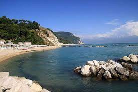Monte conero, dominates the area, looking like it belongs elsewhere, rising up from a coastline that is otherwise completely flat to the north and to. Conero Peninsula Italy Beaches Hill Villages And A Mountain Backdrop