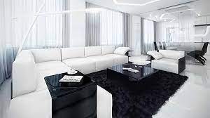 Households that already sport more white walls than anything need a bit of extra care when it. 20 Modern Contemporary Black And White Living Rooms Home Design Lover