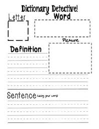 Dictionary Detective Literacy Station Teacherspayteachers Com Teaching Literacy Literacy Stations Dictionary Skills