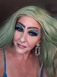 Custom collage with fun, sassy colors and mermaid shimmer