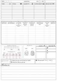 Printable Migraine Diary Template Vastuuonminun