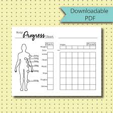 bullet journal stickers body measurement chart page