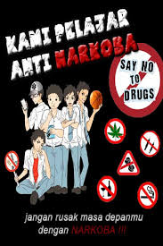 Kami Pelajar Anti Narkoba Di 2020 Desain Poster Poster Kartun