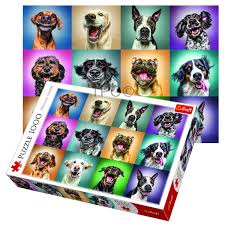 Get an affordable pet portrait done of your pet dog, cat, or horse! Spielzeug Trefl 1000 Piece Adult Large Assorted Funny Dog Pet Portraits Jigsaw Puzzle New Triadecont Com Br