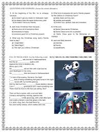 'the nightmare before christmas' quiz: 8 Best Nightmare Before Christmas Printable Activities Printablee Com