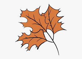 How to draw easy leaves? How To Draw Fall Oak Leaves Fall Drawing Easy Hd Png Download Kindpng