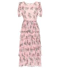 Roxanne Silk Chiffon Midi Dress