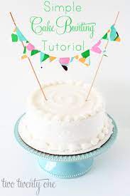How To Make Cake Bunting How To Make Cake Cake Diy Cake Topper