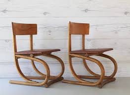 Mid Century Pair Of Danish Child S Wood Chairs Vintage Children S Wooden Chairs Wood Chair Wooden Chair Mid Century Modern Chair