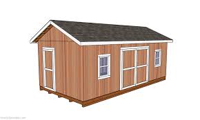 12x24 traditional shed plans include the following: 12x24 Shed Plans Free Diy Plans Howtospecialist How To Build Step By Step Diy Plans