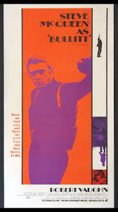 The poster for 'pulp fiction' is literally the pictorial representation of its title. Bullitt Movie Poster 1968 Original Three Sheet Size 41x81 Movie Poster Original Movie Posters Movie Posters Vintage Steve Mcqueen