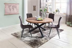 Wohnling Design Esszimmertisch Boha Rund O 130 Cm X 75 Cm Sheesham Massiv Holz Landhaus Esstisch 4 Person Esszimmertisch Esszimmertisch Rund Holztisch Esstisch