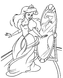 Foster the literacy skills in your child with these free, printable coloring pages that can be easily assembled into a book. Ariel The Mermaid Coloring Pages Coloring Home