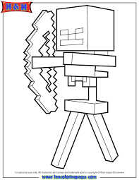 Coloring pages of minecraft characters in excellent quality for kids and adults. Minecraft Creeper Coloring Pages Printable
