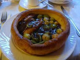 My Fave Giant Yorkshire Pudding With Sausages Veggies And Gravy All With A Cuppa Tea Of Course Yorkshire Pudding Recipes Yorkshire Pudding English Food