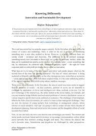 17.10.2021 · how to write a child development observation paper new essay technology world brave, esl thesis proposal ghostwriting service for mba: Pdf Esocialsciences Essay Knowing Differently Innovation And Sustainable Development