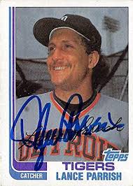 Amazon.com : Sports Memorabilia Autograph Warehouse 344650 Lance Parrish  Autographed Baseball Card