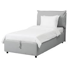 I fondi possono essere sollevati per una facile pulizia del sottoletto. Gressvik Fodera Per Letto Con Testiera Orrsta Grigio Chiaro 90x200 Cm Ikea It