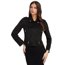 Leather jacket woman Guess Es Monica