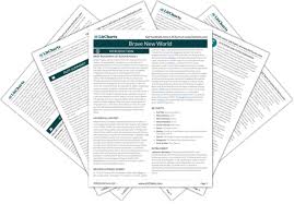 Brave New World Study Guide Literature Guide Litcharts