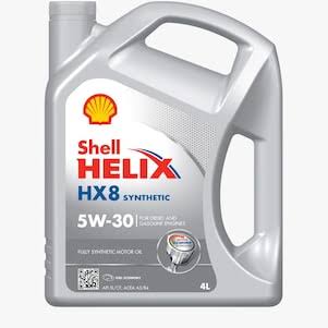 SHELL 5 W 30 ENGINE OIL SHELL HX8 4LTR - Part Number: SHELL5W304LTR