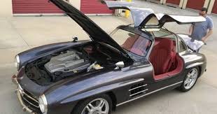 Legendary 1955 Mercedes Benz 300sl Gullwing Replica For Sale Benz Racing Stripes Sports Car