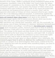 Research Paper How To Write An Abstract For Conference Research Paper Research Paper Introduction Research Paper Thesis Statement