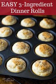 Quick 3 Ingredient Dinner Rolls Life Love And Good Food Recipe Dinner Rolls 3 Ingredient Dinners Dinner Rolls Easy