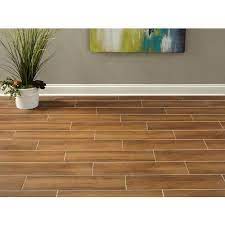 Jeffrey court coastal skies grey 11.875 in. Carson Walnut Wood Plank Ceramic Tile In 2021 Wood Planks Walnut Wood Ceramic Tiles