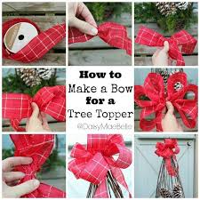 Diy Tree Topper Bow Christmas Tree Topper Bow Christmas Tree Bows Christmas Bows Diy
