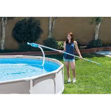 zwembad set 7 delig intex metal frame rond strandzijde 305x76 cm blokker