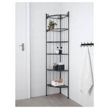 Ronnskar Corner Shelf Unit Black Ikea Corner Shelf Unit Bathroom Corner Shelf Corner Shelves