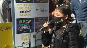 2 what (you/do) in your free time. Standforasians Rally Draws Hundreds In San Mateo With 7th Grader Leading The Charge Abc7 San Francisco