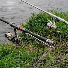 Automatic Fish Detector Rod Holder With The Wave Fishing Rod Holder Fishing Rod Rod Holder