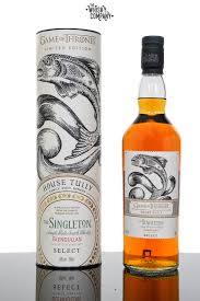 A collection of eight scotch whiskies to represent the great houses of westeros and the noble and courageous night's watch. House Tully The Singleton Glendullan Game Of Thrones Malt Whisky